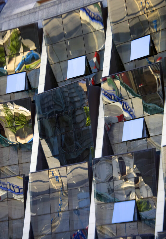 Look of Bilbao Five windows opened in the hotel